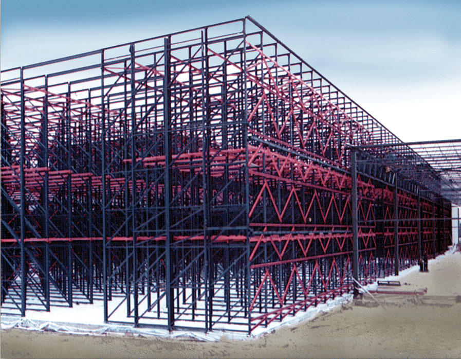 Rack Supported Building
